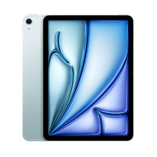 2024 11-Inch Apple iPad Air M2 (128GB, Wifi & Cellular, Blue) - New / 1 Year Apple Warranty - Mac Shack