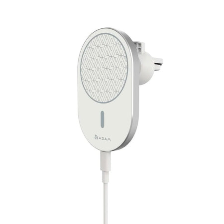 Adam Elements OMNIA C2 Magnetic Wireless Car Charger - White - Mac Shack