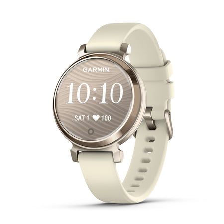 Garmin Lily® 2 - Cream Gold with Coconut Silicone Band - Mac Shack
