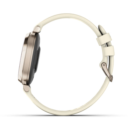 Garmin Lily® 2 - Cream Gold with Coconut Silicone Band - Mac Shack