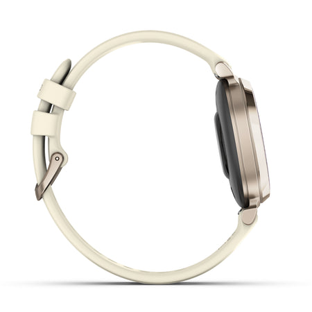 Garmin Lily® 2 - Cream Gold with Coconut Silicone Band - Mac Shack