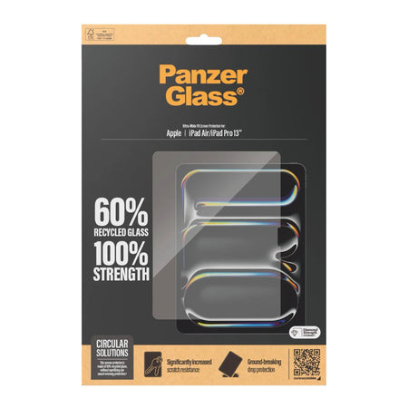 PanzerGlass™ Ultra-Wide Fit Screen Protector for Apple iPad Air (M2) | iPad Pro 13-Inch M4 (2024) - Mac Shack