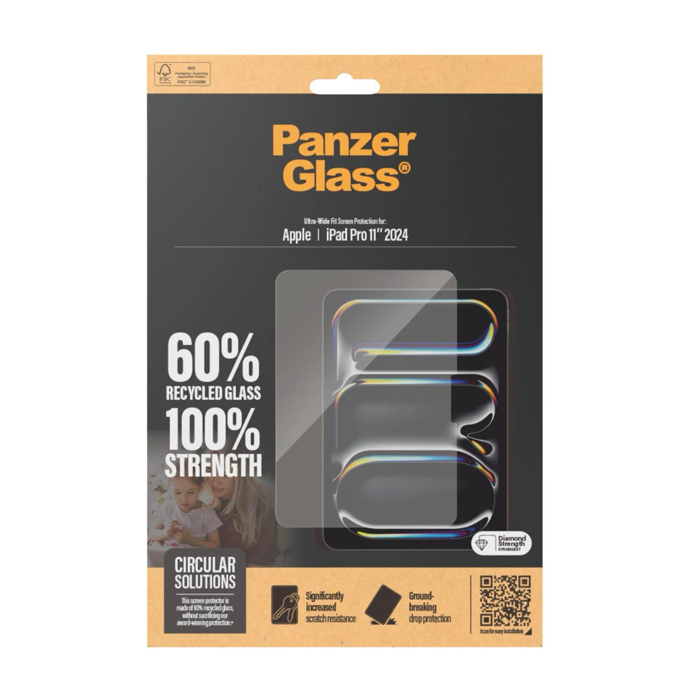 PanzerGlass™ Ultra-Wide Fit Screen Protector for Apple iPad Pro 11-inch M4 (2024) - Mac Shack