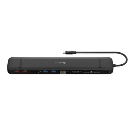 Adam Elements CASA HUB Pro Max USB-C 3.1 Gen 2 & 4K60Hz 13-in-1 Hub - Black - Mac Shack