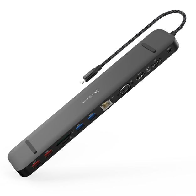 Adam Elements CASA HUB Pro Max USB-C 3.1 Gen 2 & 4K60Hz 13-in-1 Hub - Black - Mac Shack
