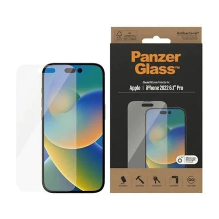 PanzerGlass™ Screen Protector for Apple iPhone 14 Pro - Mac Shack