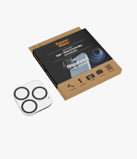 PanzerGlass™ Picture Perfect Camera Lens Protector Apple iPhone 13 Pro/13 Pro Max - Black - Mac Shack