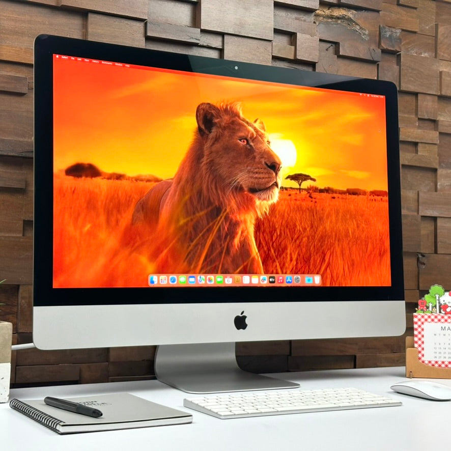 Apple iMac 27-inch 3.8GHz Quad-Core i5 (5K Retina, 32GB RAM, 2TB Fusion, Silver) - Pre Owned   / 3 Month Warranty