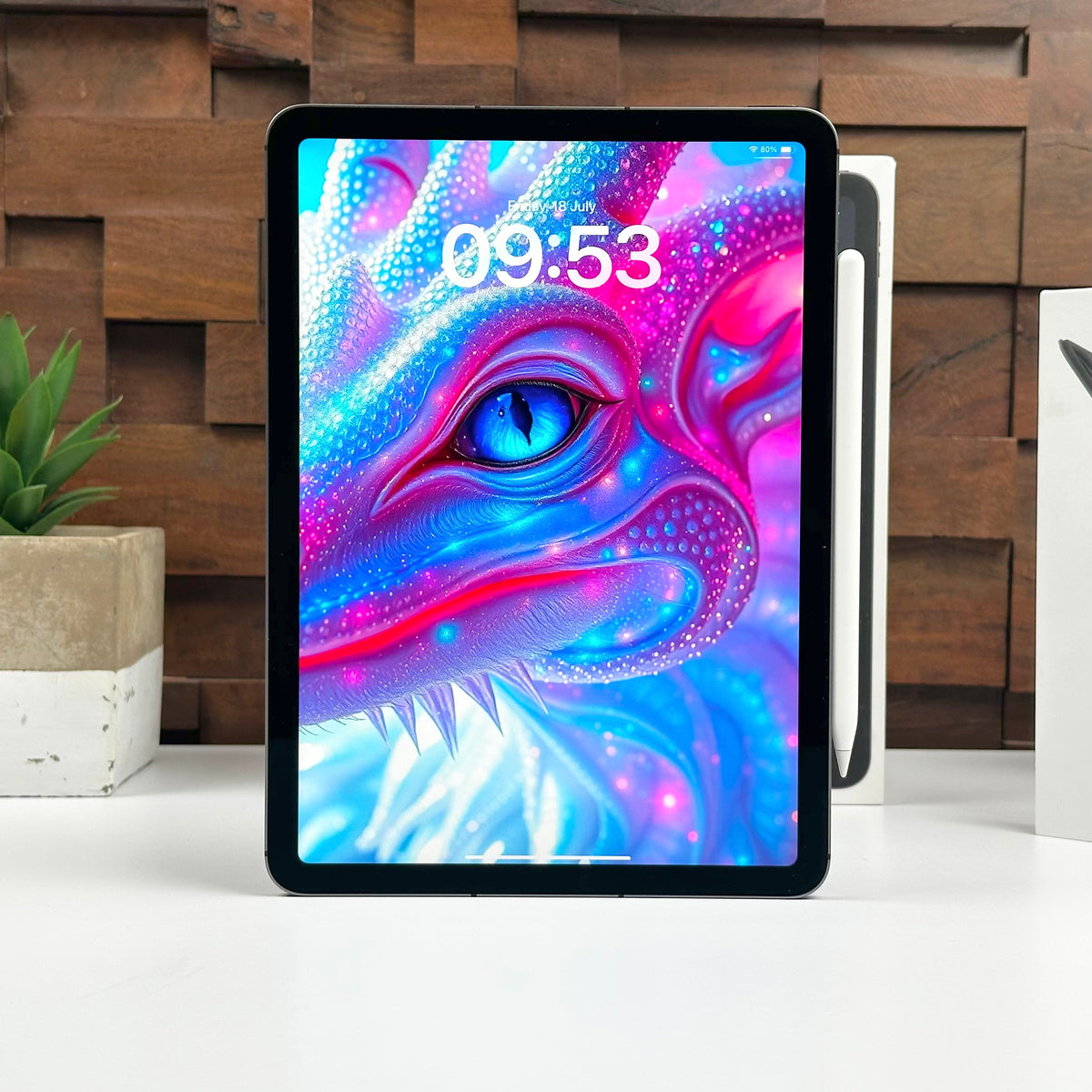 Combo Deal 2022 10.9-Inch Apple iPad Air 5th Gen M1 (64GB, Wifi & Cellular, Space Gray) + Apple Magic Keyboard + Apple Pencil 2nd Generation- Pre Owned / 3 Month Warranty - Mac Shack