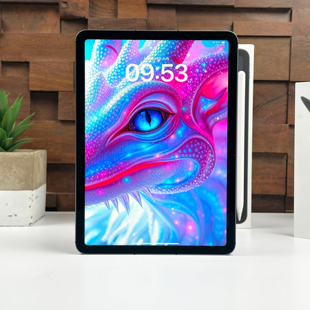 Combo Deal 2022 10.9-Inch Apple iPad Air 5th Gen M1 (64GB, Wifi & Cellular, Space Gray) + Apple Magic Keyboard + Apple Pencil 2nd Generation- Pre Owned / 3 Month Warranty - Mac Shack