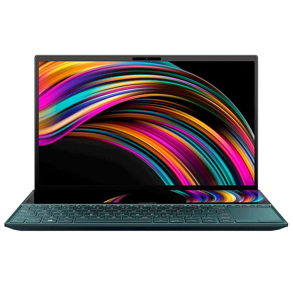 Asus ZenBook Pro Duo 15-inch 2.6GHz 6-Core i7-9750H (Dual Touch Screen, 16GB RAM, 1TB SSD, NVIDIA GeForce RTX 2060, Celestial Blue) - Pre Owned / 3 Month Warranty - Mac Shack