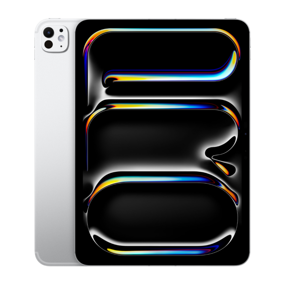 2024 11-inch Apple iPad Pro M4 (256GB, Wifi & Cellular, Silver) - New / 1 Year Apple Warranty