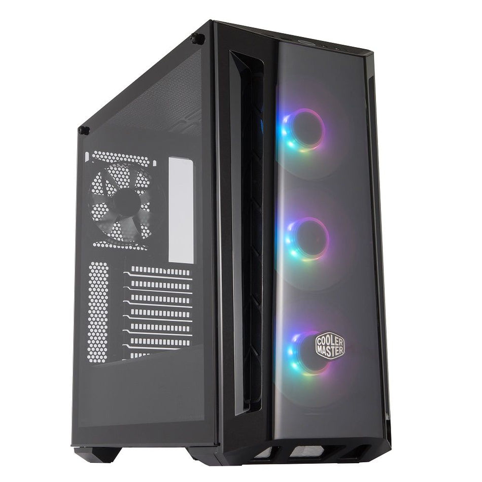 Coolermaster Mid Tower Gaming PC 3.4GHz 8-Core Intel Core i7-10700k (16GB RAM, 1TB NVME, GeForce RTX 3080 Ti 12GB GPU, Black) - Pre Owned / 3 Month Warranty - Mac Shack