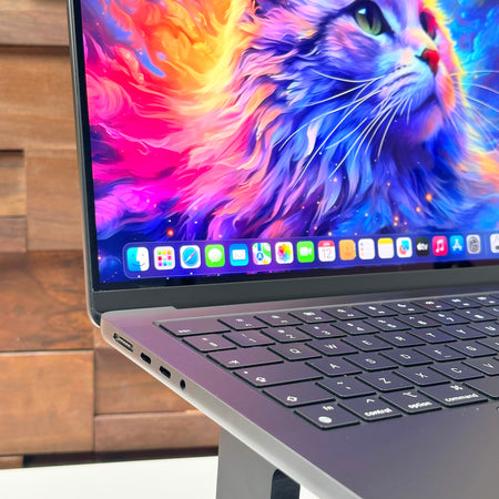2024 Apple MacBook Pro 14-Inch M4 Pro 12-Core CPU, 16-Core GPU (24GB Unified RAM, 512GB SSD, Space Black) - Pre Owned / Apple Limited Warranty - Mac Shack