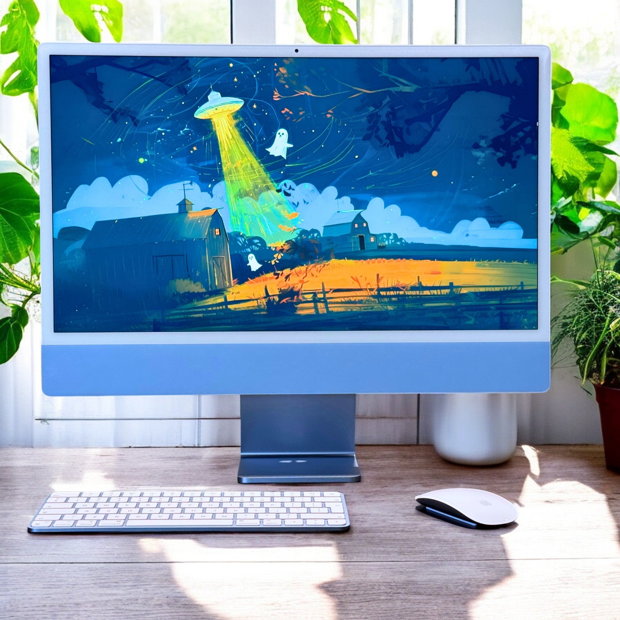 Shop Pre-Owned iMac 24-inch M1 8GB/256GB Blue | Mac Shack SA