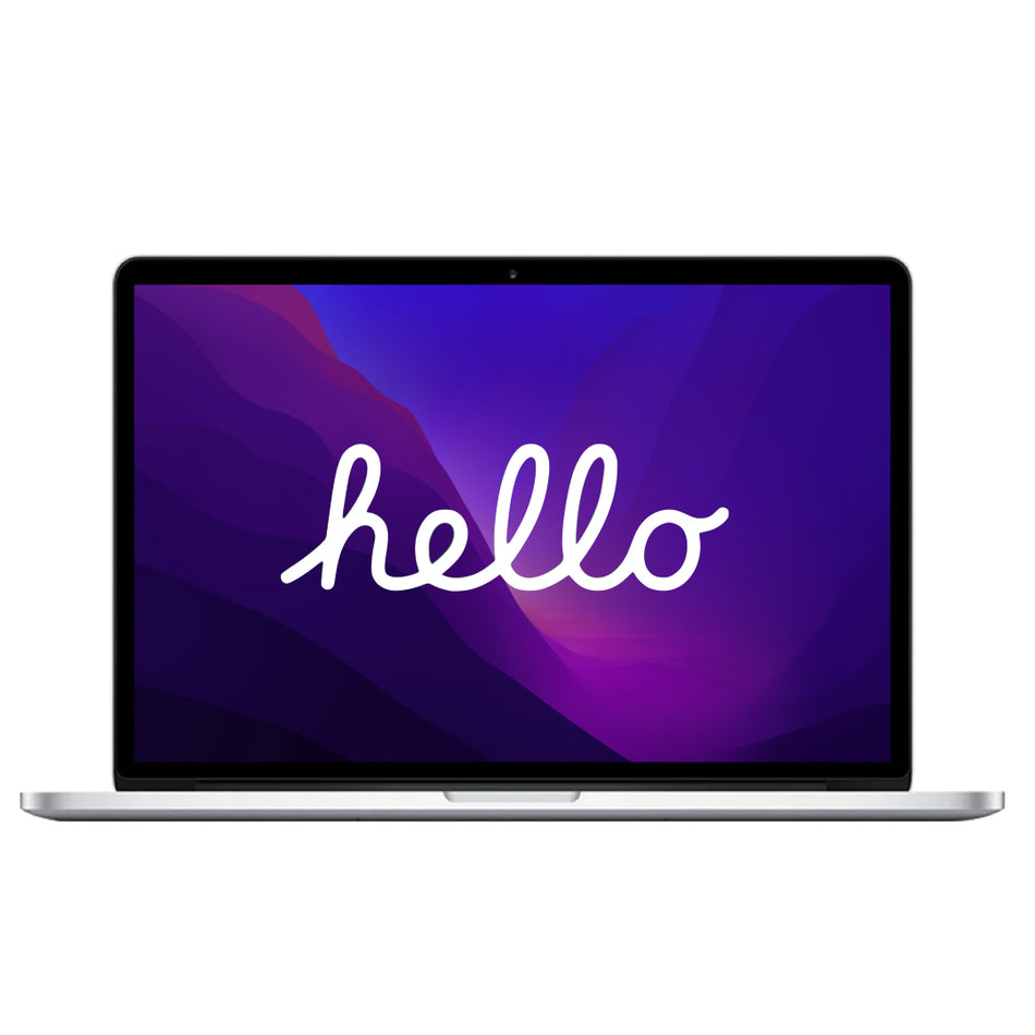 Custom Build Apple MacBook Pro 13-Inch 3.1GHz Dual-Core i7 (Retina, 16GB RAM, 512GB SSD, Silver) - Pre Owned / 3 Month Warranty