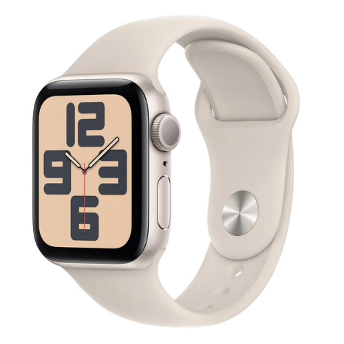 Apple Watch SE 2nd Gen (40mm, Starlight Aluminium with Starlight Sports Band, GPS) - Pre Owned / 3 Month Warranty