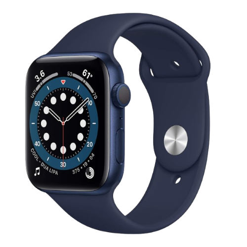 Apple Watch Series 6 (44mm, Blue Aluminium with Navy Sports Band, GPS) - Pre Owned / 3 Month Warranty