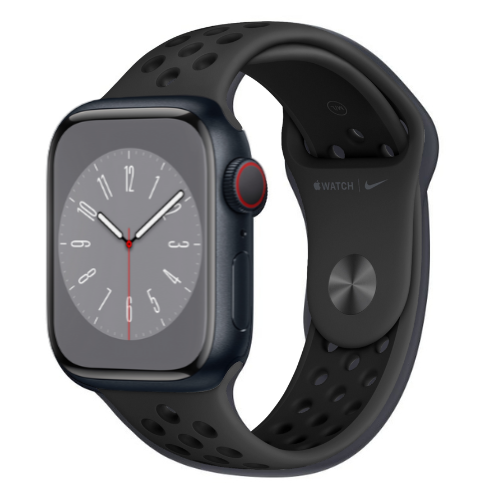 Apple Watch Series 8 (45mm, Midnight Aluminium with Midnight Nike Sports Band, GPS & Cellular) - Pre Owned / 3 Month Warranty