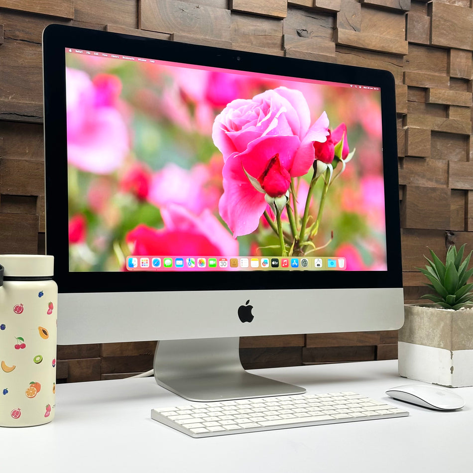 2019 Apple iMac 21-inch 3.0GHz 6-Core i5 (4K Retina, 8GB RAM, 1TB Fusion Drive, Silver) - Pre Owned / 3 Month Warranty