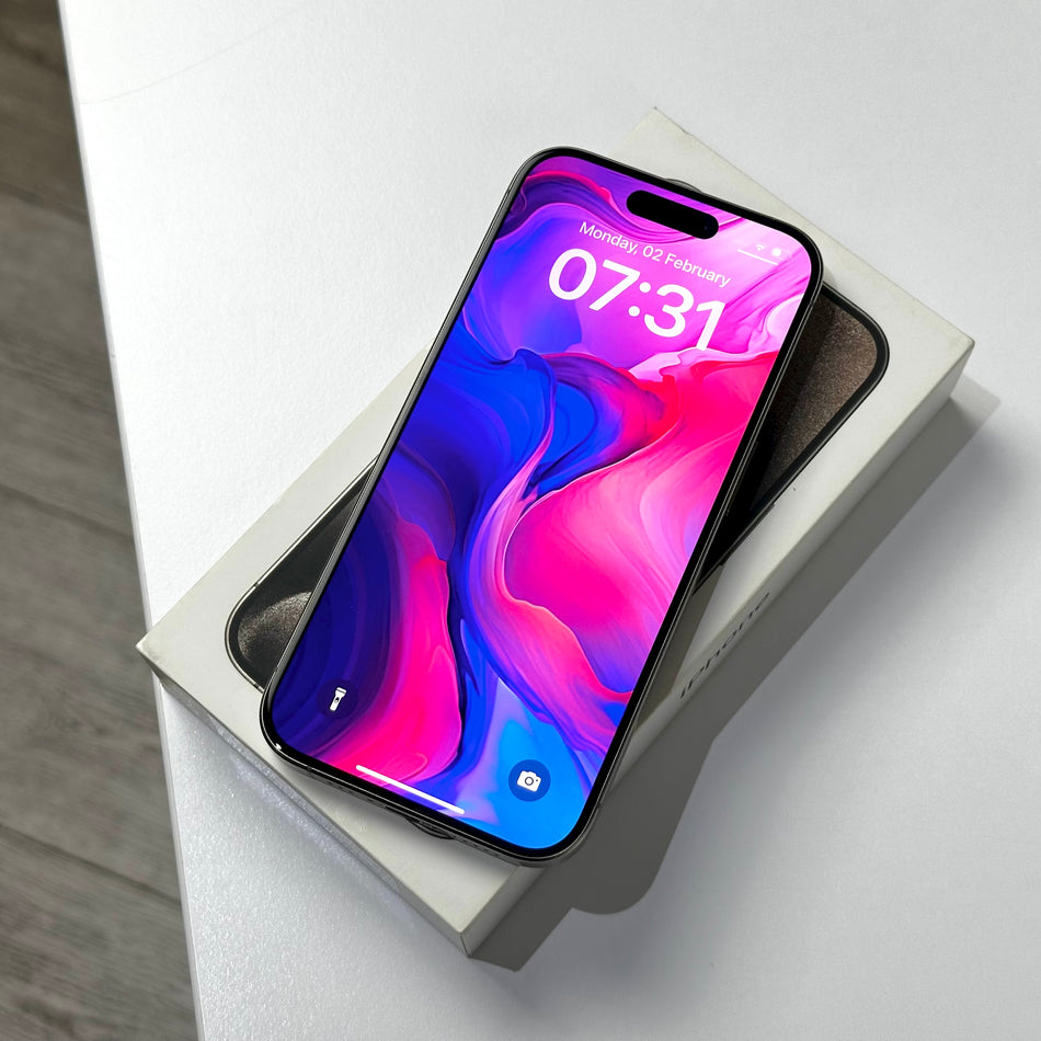 iPhone 15 Pro 128GB Natural Titanium (2023) - Pre-Owned