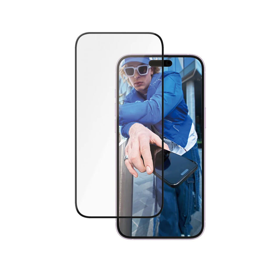 PanzerGlass™ Ceramic Screen Protector Ultra Wide fit for iPhone 16 Plus / 15 Plus