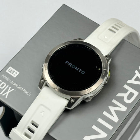 Garmin epix™ Gen 2 Sapphire (47mm, White Titanium with Carerra White Silicone Band) - Pre Owned / 3 Month Warranty - Mac Shack