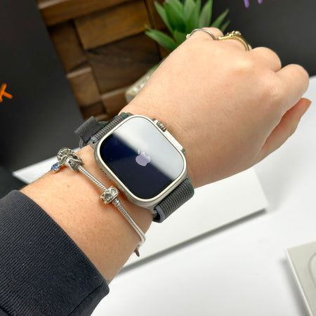 2022 Apple Watch Ultra 2 (49mm, Titanium with Blue/Black Trail Loop, GPS & Cellular) - Pre Owned / 3 Month Warranty - Mac Shack