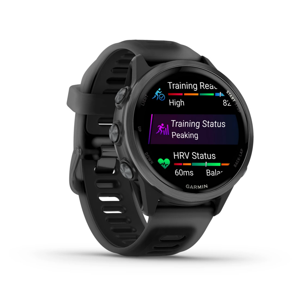 Garmin Forerunner 570 42mm - Slate Grey Aluminium with Black Band - Mac Shack