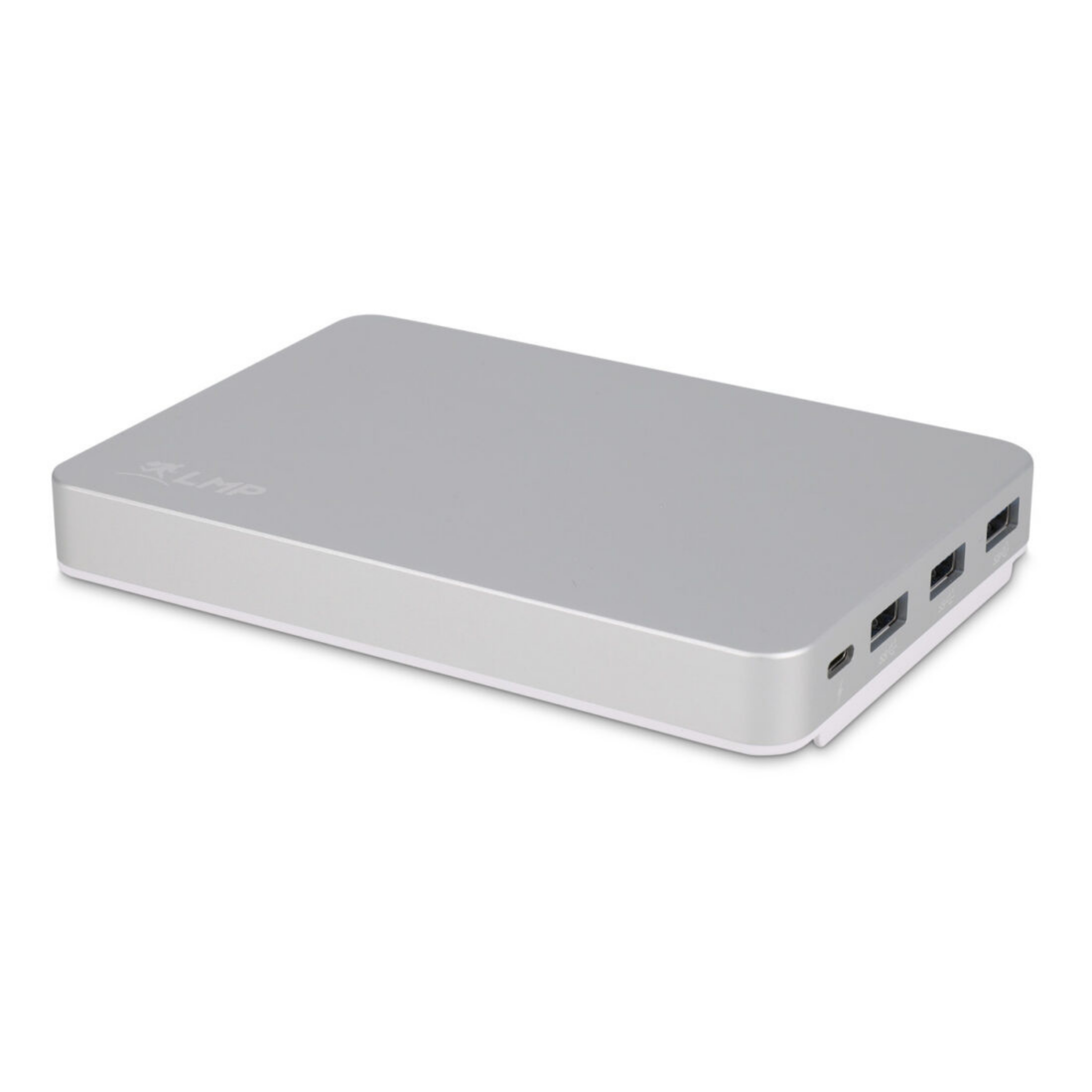 LMP USB-C DuoDock, 9-Port Dock & NVMe Storage - Silver - Mac Shack