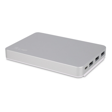 LMP USB-C DuoDock, 9-Port Dock & NVMe Storage - Silver - Mac Shack