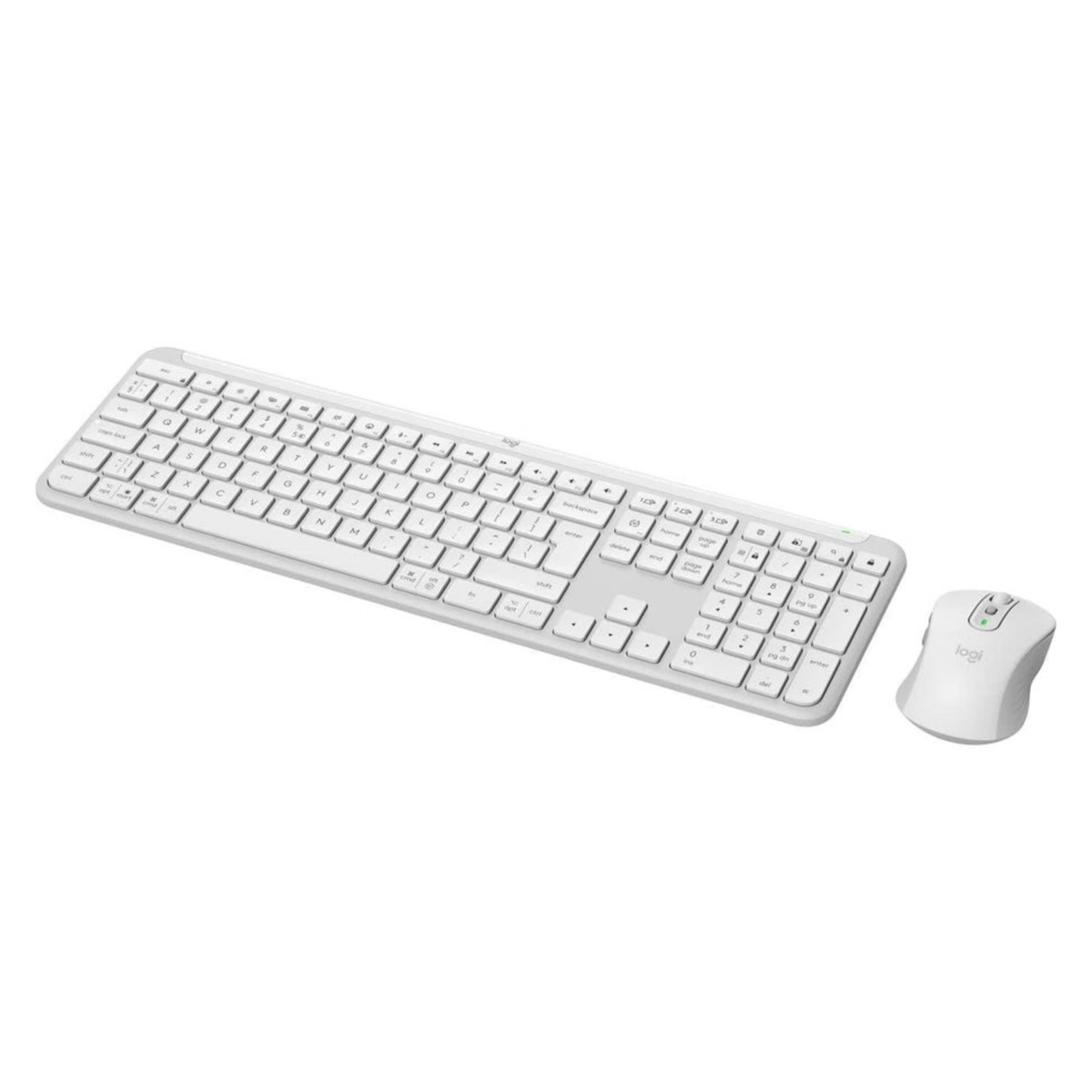 Logitech MK950 Signature Slim Wireless Keyboard and Mouse Combo (White), view 3