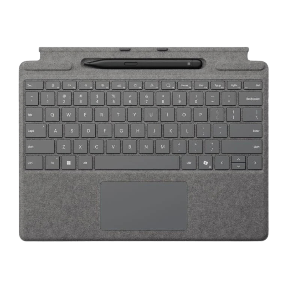 Microsoft Surface Pro Type Cover with Copilot Key and Slim Pen 2 Platinum