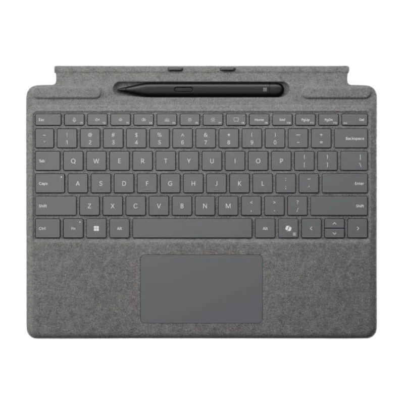 Microsoft Surface Pro Type Cover with Copilot Key and Slim Pen 2 - Platinum