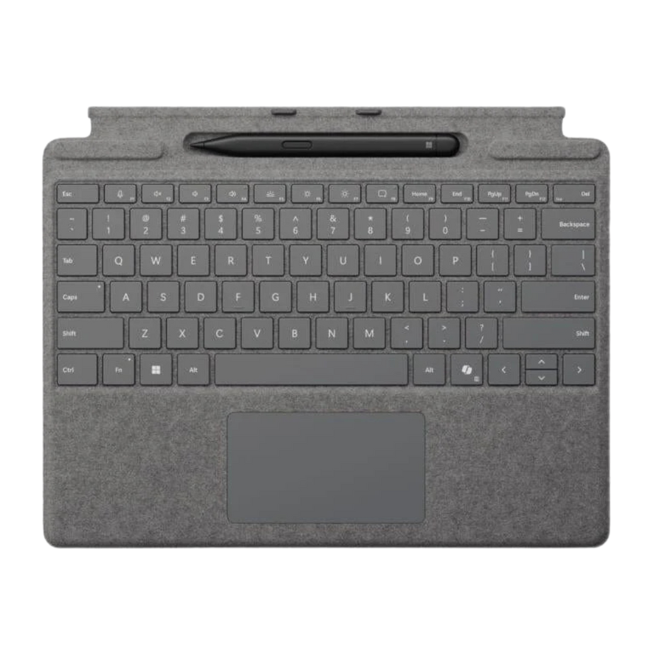 Microsoft Surface Pro Type Cover with Copilot Key and Slim Pen 2 - Platinum