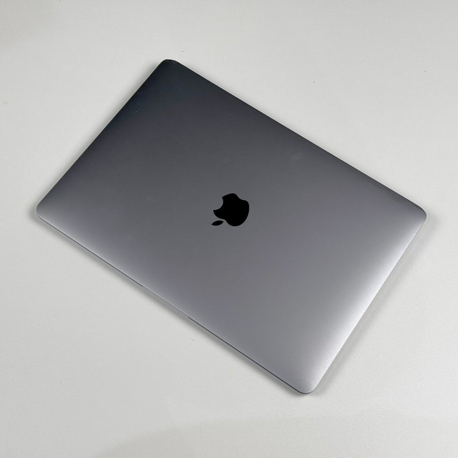 Lid and Apple logo of a pre-owned MacBook Air 13-inch M1 8GB 256GB in Space Gray - Mac Shack