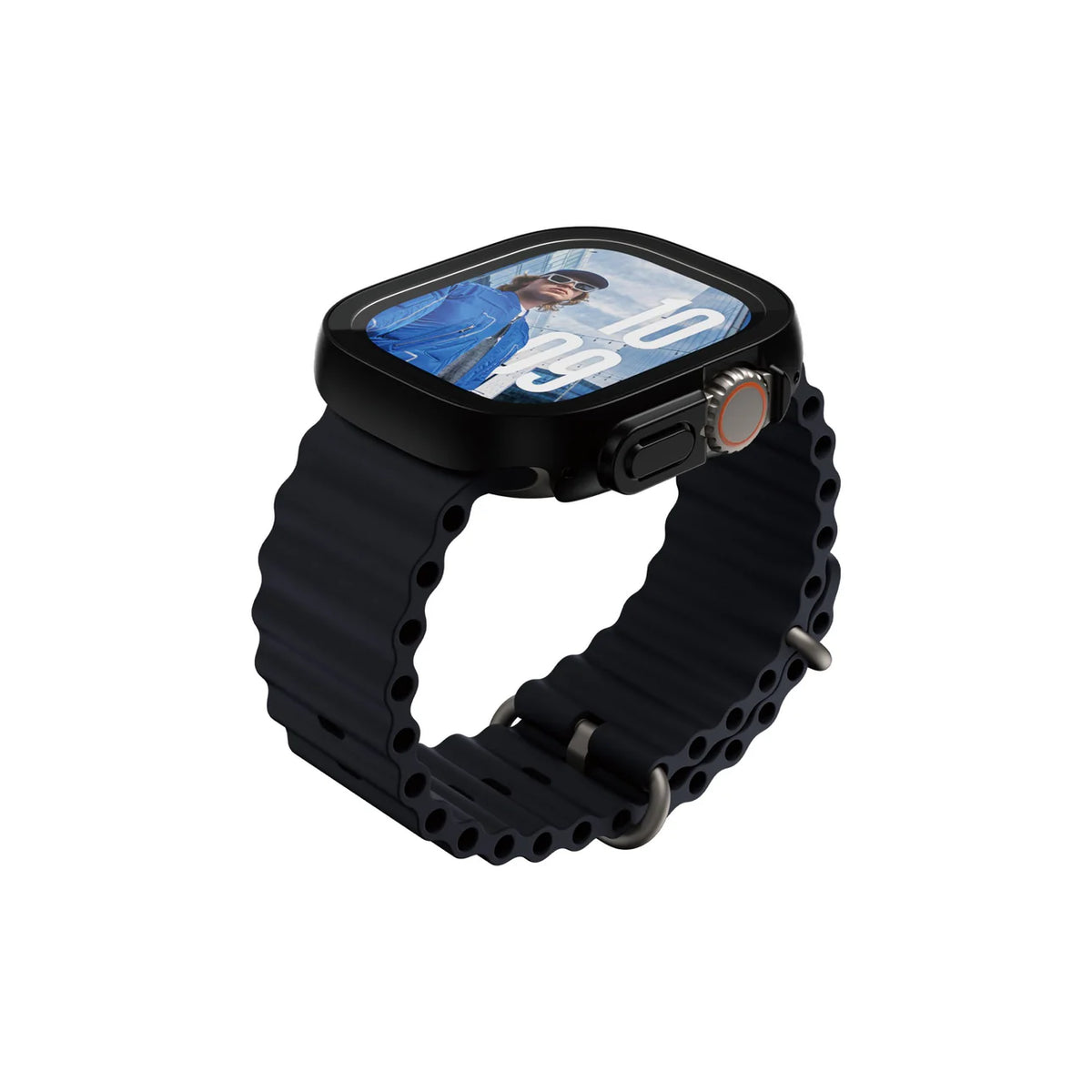 PanzerGlass Screen Protector Snappie Full Body Slim Apple Watch Ultra 2 49mm - Black - Mac Shack
