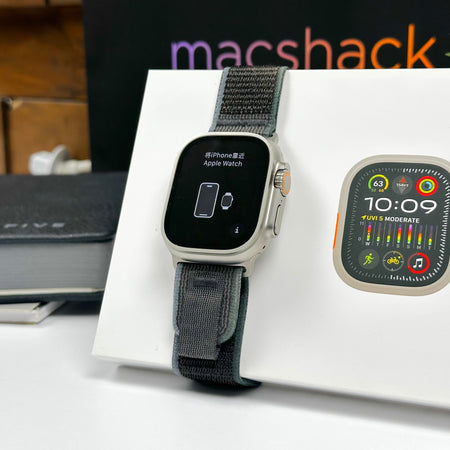 2022 Apple Watch Ultra 2 (49mm, Titanium with Blue/Black Trail Loop, GPS & Cellular) - Pre Owned / 3 Month Warranty - Mac Shack