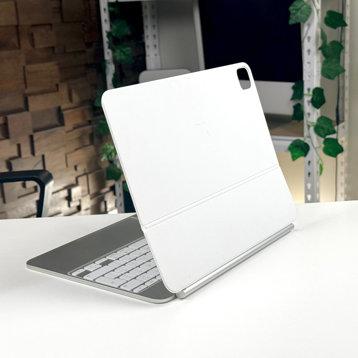 Outer cover of a pre-owned Apple Magic Keyboard for iPad Pro 13-inch in White - Mac Shack