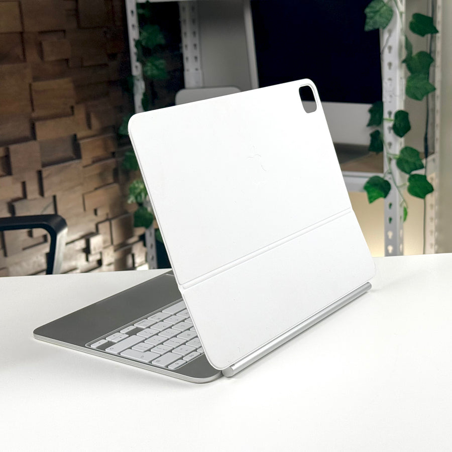 Outer cover of a pre-owned Apple Magic Keyboard for iPad Pro 13-inch in White - Mac Shack