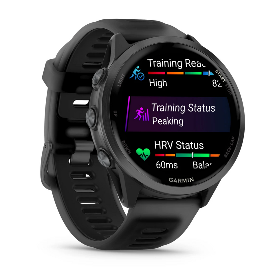 Garmin Forerunner 570 47mm - Slate Grey Aluminium with Black Band - Mac Shack