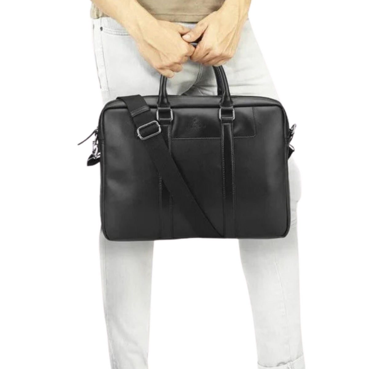 Cross Francisco Office Laptop Briefcase - Black - Mac Shack