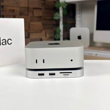 Macally Dock and Stand with M.2 NVMe Enclosure for Mac mini M4, view 2