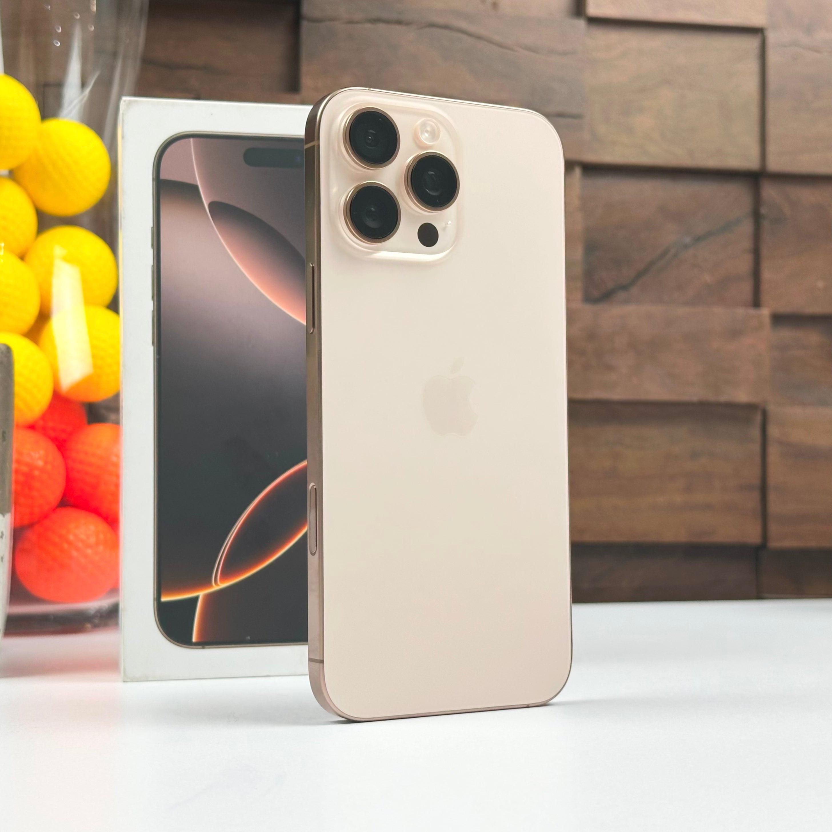 Apple iPhone 16 Pro Max (512GB, Desert Titanium) - Pre Owned / Limited Apple Warranty - Mac Shack
