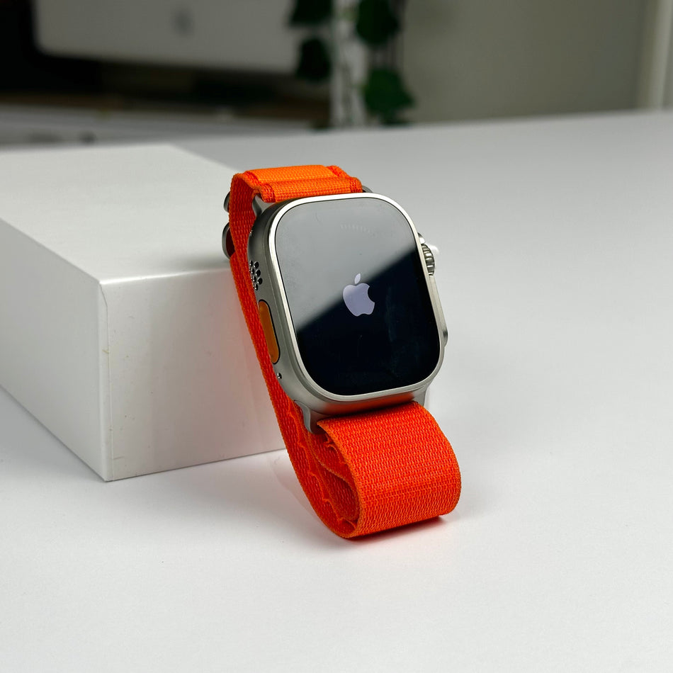 Apple Watch Ultra (45mm, Titanium with Orange Alpine Loop, GPS & Cellular) - Pre Owned / 3 Month Warranty