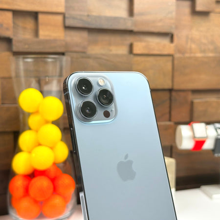Apple iPhone 13 Pro Max (128GB, Sierra Blue) - Pre Owned / 12 Month Limited Warranty - Mac Shack