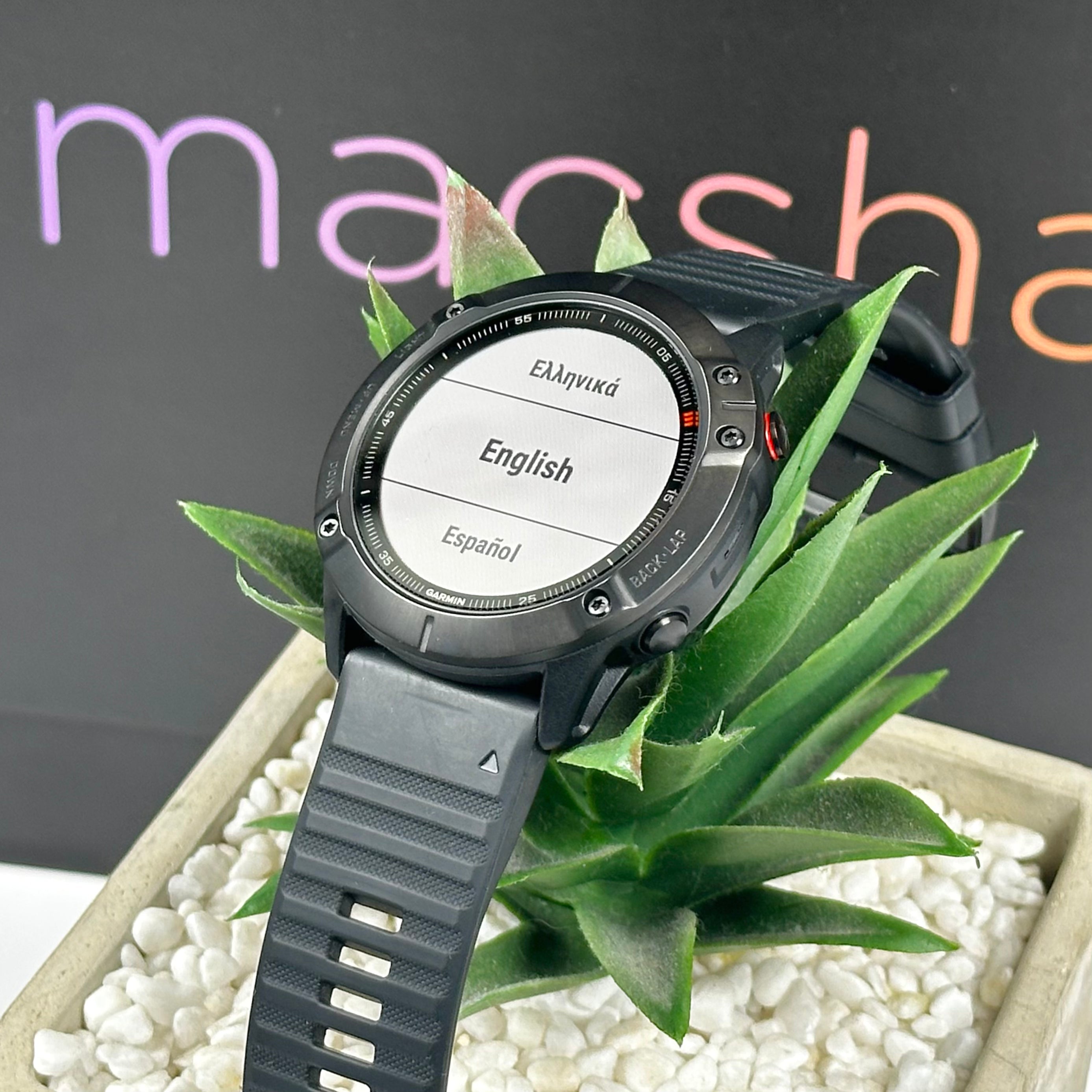 Garmin fēnix 6X Pro (51mm, Black with Black Band) - Pre Owned / 3 Month Warranty - Mac Shack