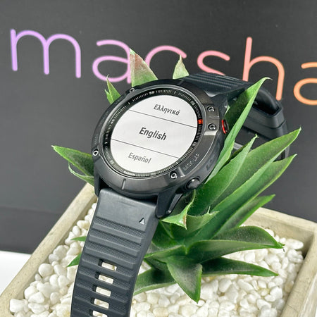 Garmin fēnix 6X Pro (51mm, Black with Black Band) - Pre Owned / 3 Month Warranty - Mac Shack