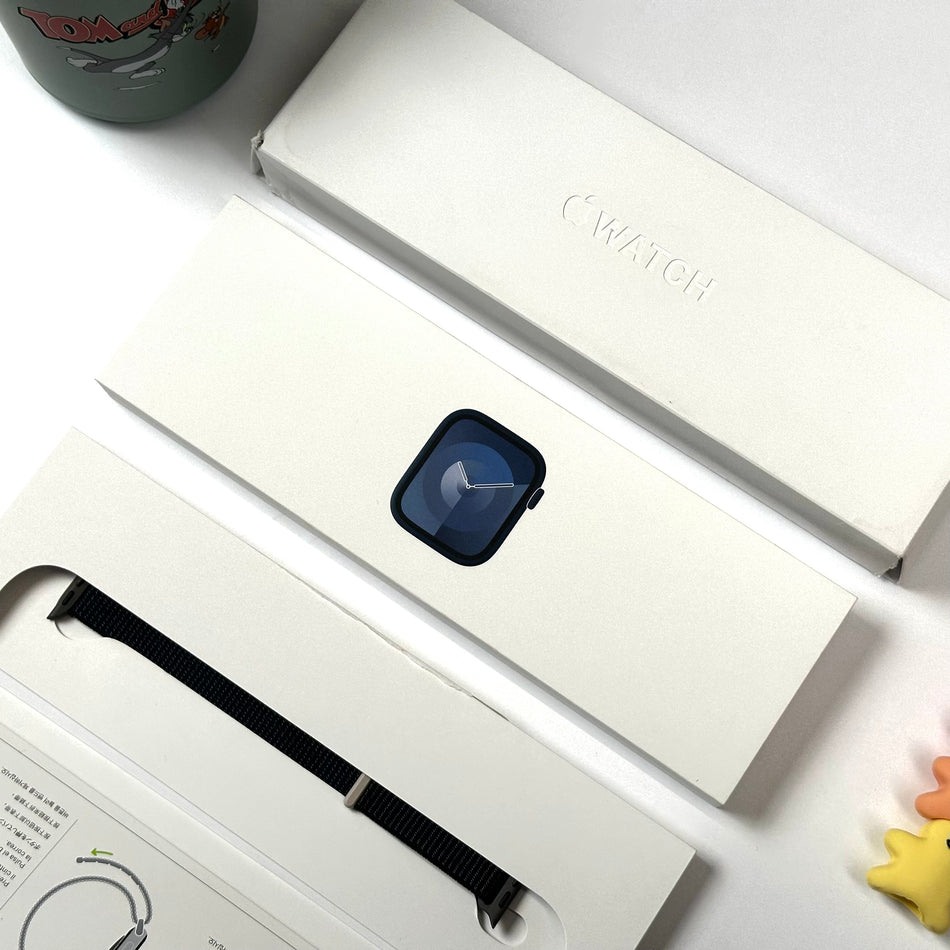 Apple Watch Series 9 (41mm, Midnight Aluminium with Midnight Sports Loop, GPS & Cellular) - Pre Owned / 3 Month Warranty - Mac Shack
