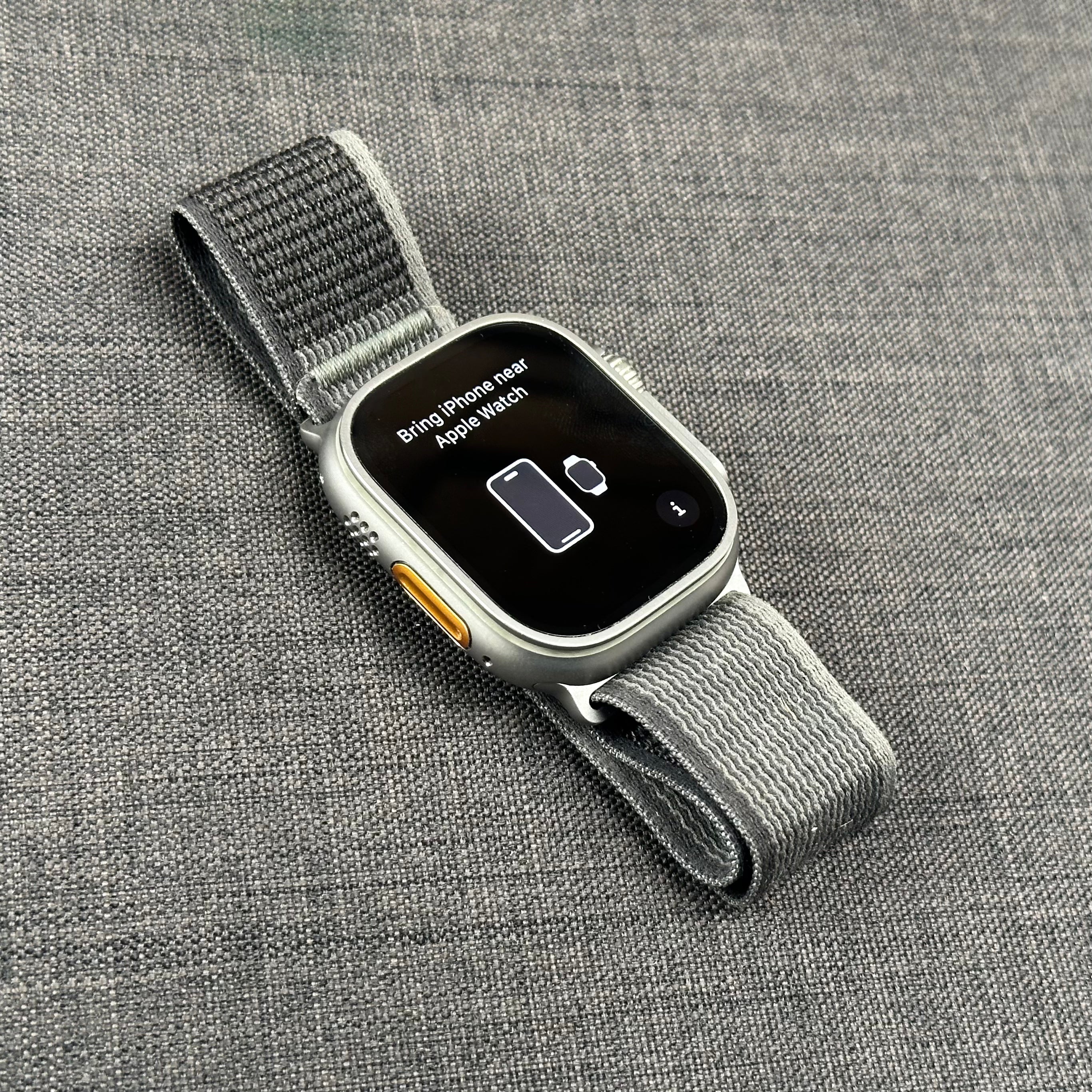 2022 Apple Watch Ultra (49mm, Titanium with Black/Grey Trail Loop, GPS & Cellular) - Pre Owned / 3 Month Warranty - Mac Shack